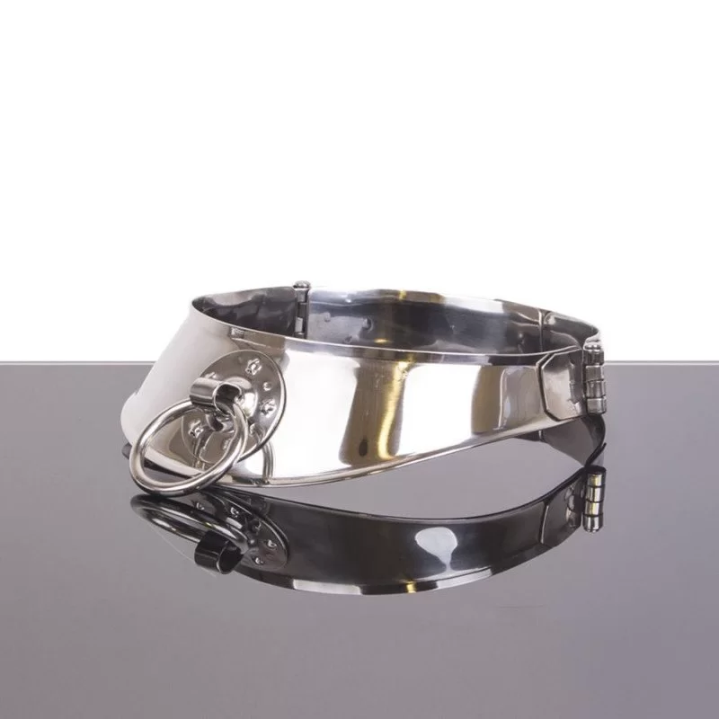 Locking Collar With Ring 12cm fra Kiotos