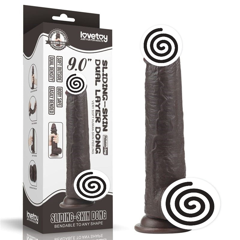Lovetoy Sliding Dildo 9"