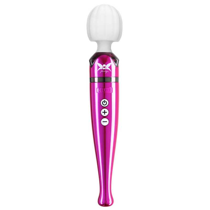 Magic Wand Deluxe Pink Chrome Trådløs Og Genopladelig fra Pixey