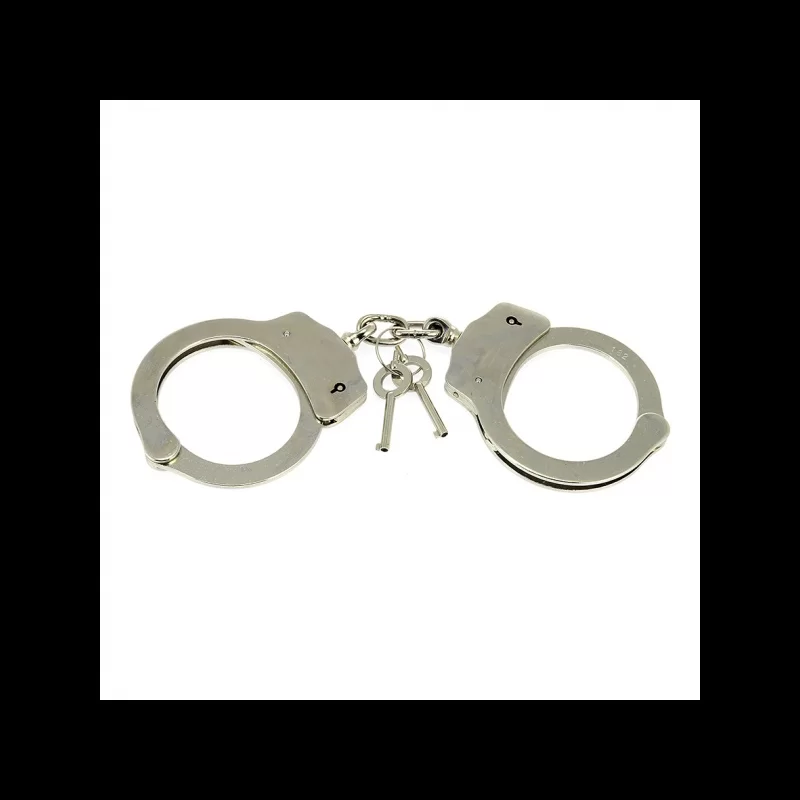 Metal Police Hand Cuffs Håndjern Der Holder fra Made By Lei