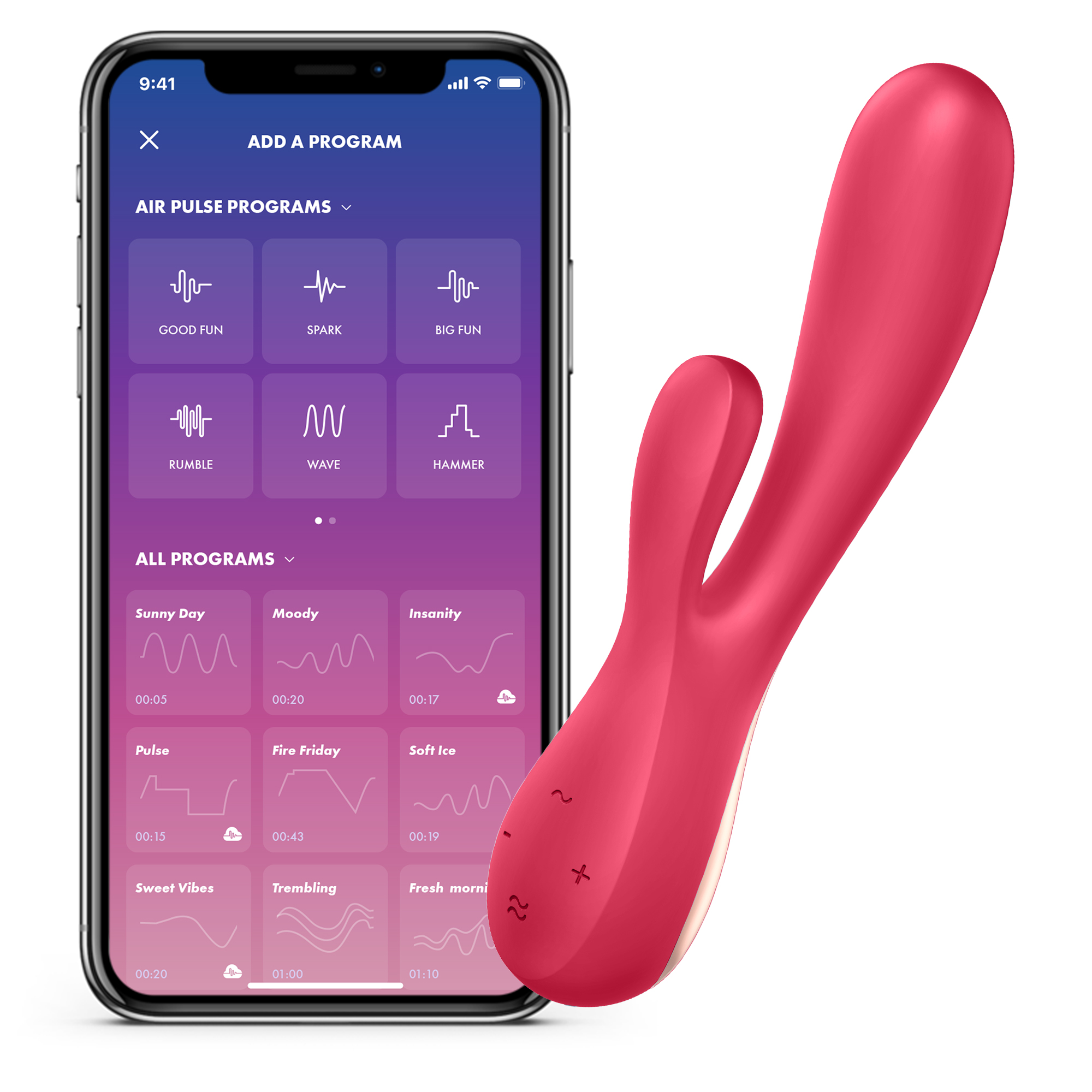 Mono Flex Red fra Satisfyer