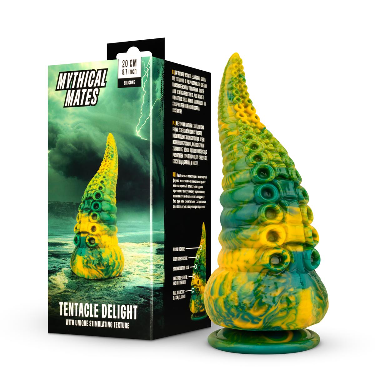 Mythical Mates Tenacle Delight Dildo 22cm Med Sugekop