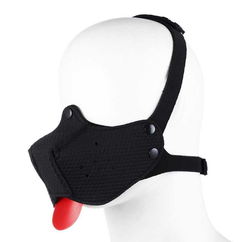 Neoprene Puppy Dog Black Mouth Maske fra Kiotos