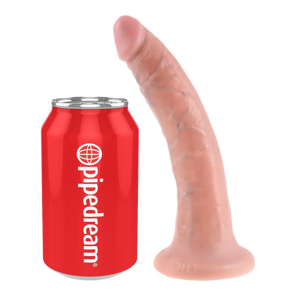 7"     Realistisk Dildo 17,8 Cm fra King Cock