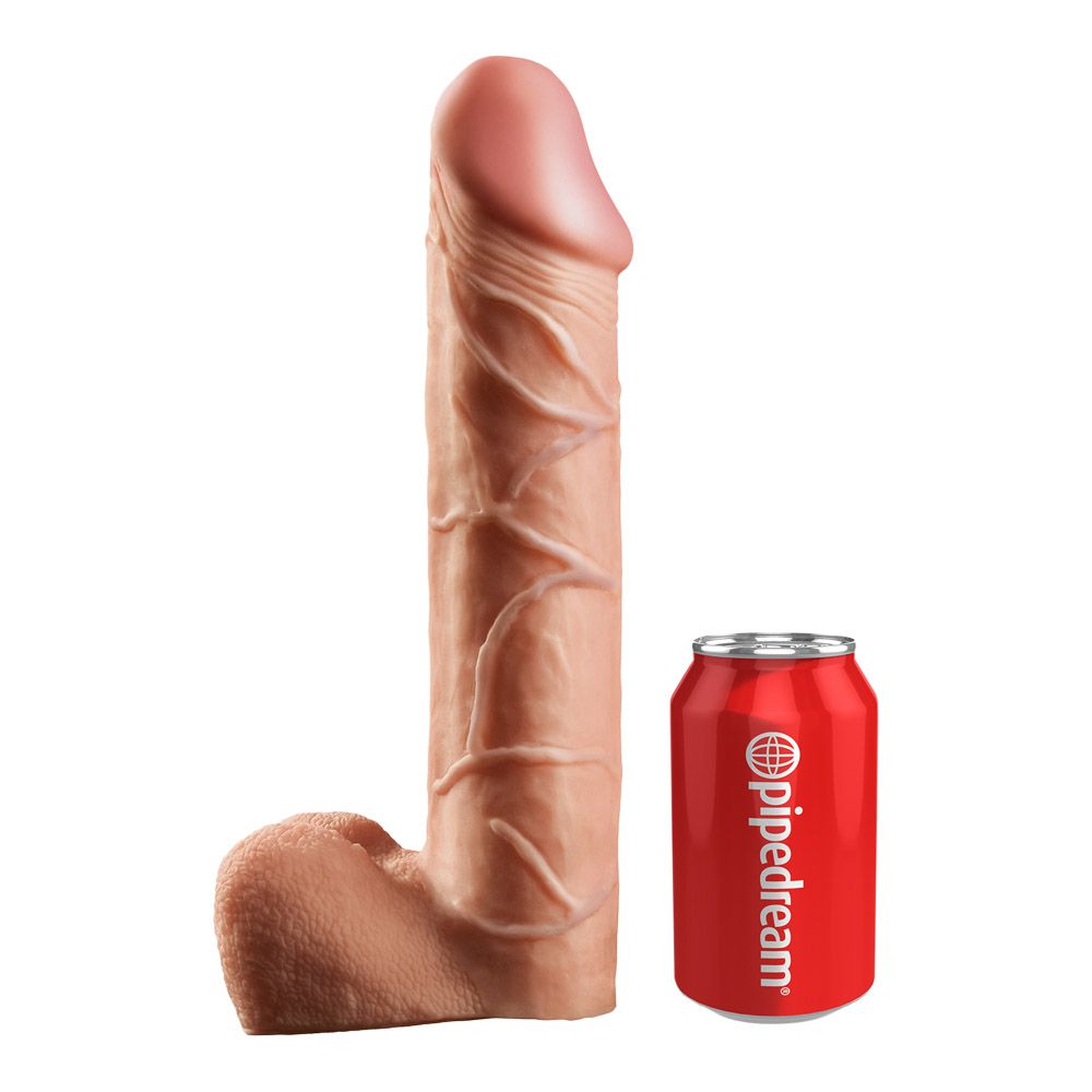 Hollow Strap On Sele Sæt 30 Cm Lys Hudfarve fra King Cock