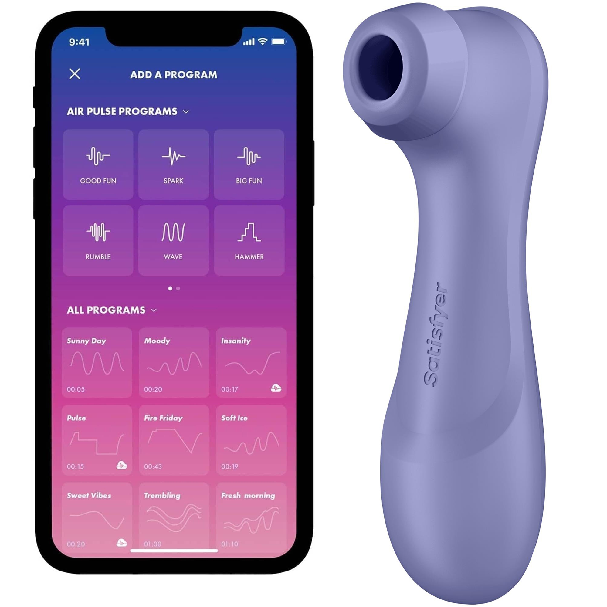 Pro 2 Generation 3 Violet Bt App fra Satisfyer