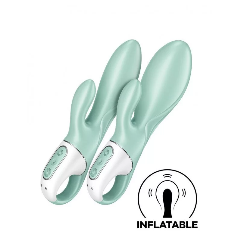 Inflatable Rabbit Vibrator(med App Kontrol) Air Pump Bunny 5+ Mint fra Satisfyer