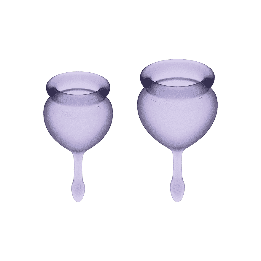 Feel Good Menstruationskop 2 Pak Lilla fra Satisfyer