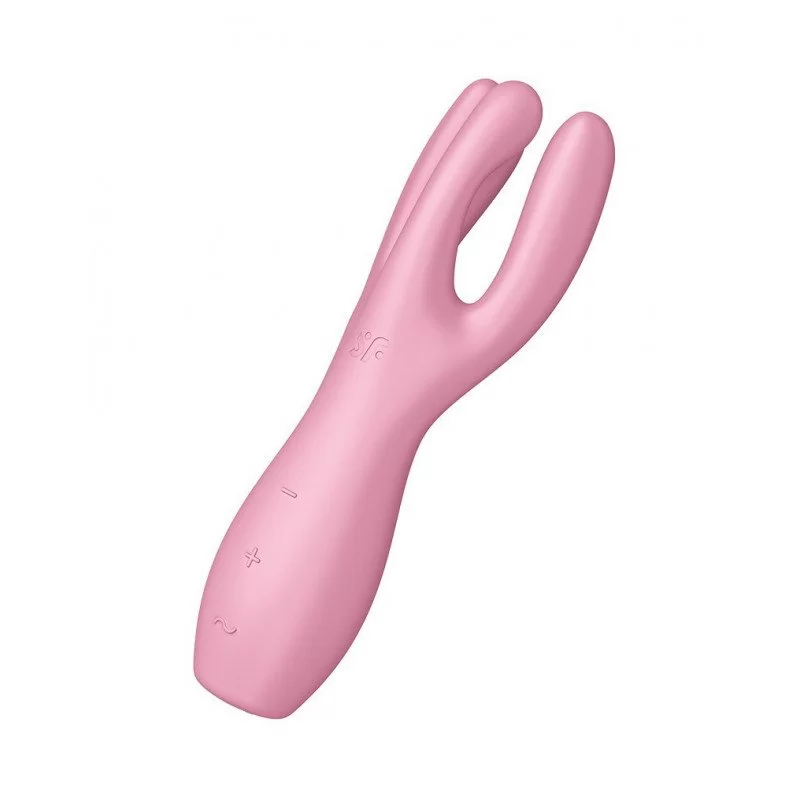 Threesome 3 Multi Vibrator Pink fra Satisfyer