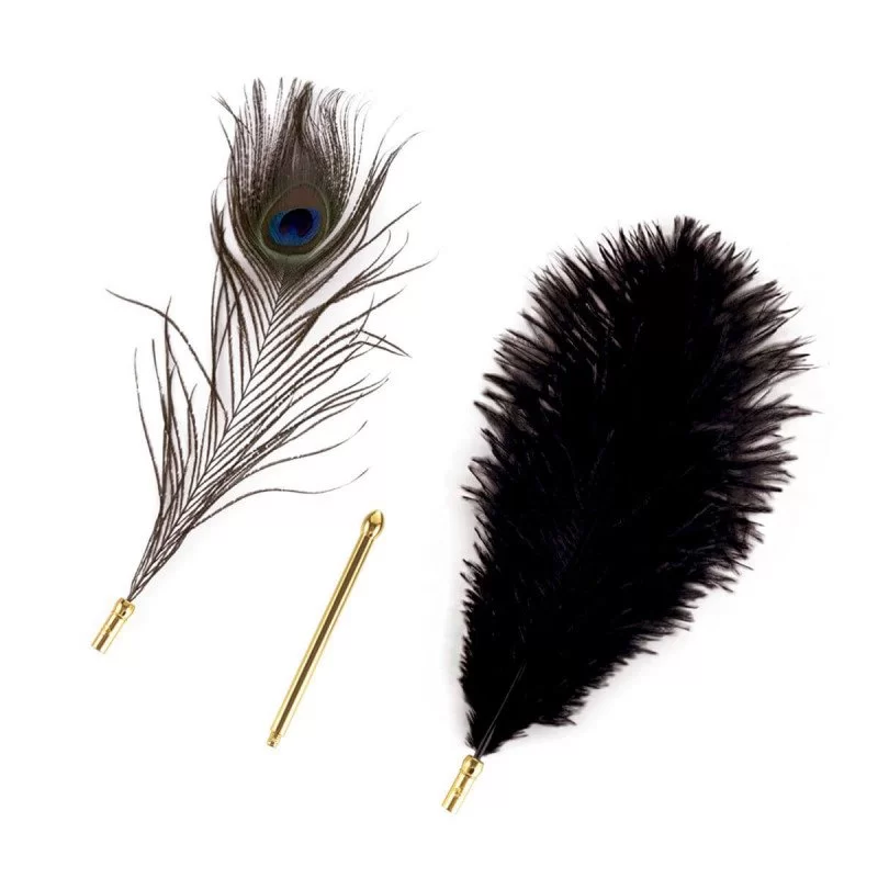 Sevanda Natural Peacock Flirting Feather Tickler fra Made By Lei