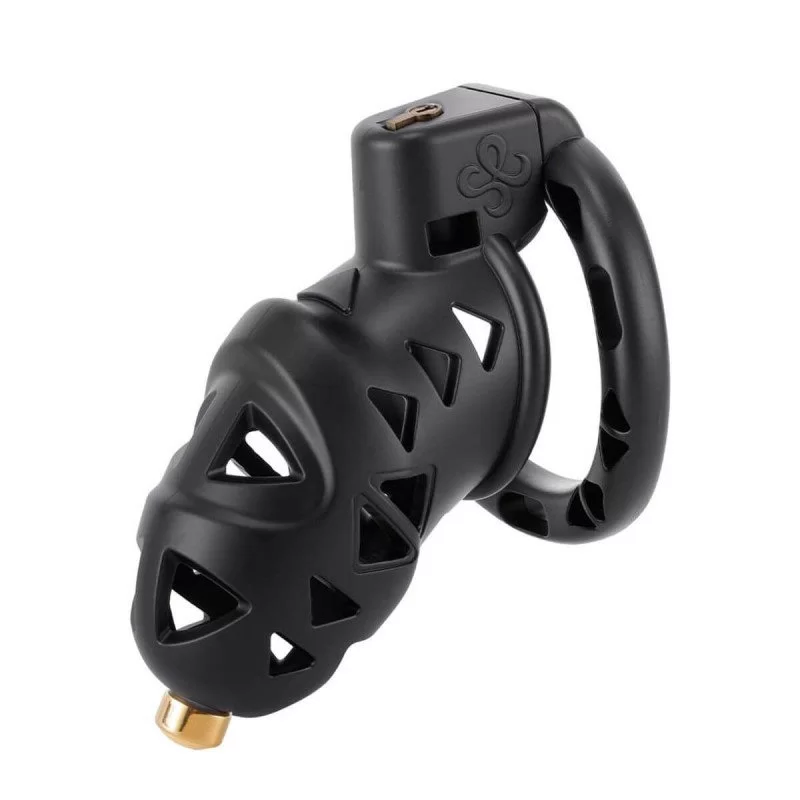Sevanda Rattlesnake Chastity Cage Lang fra Made By Lei