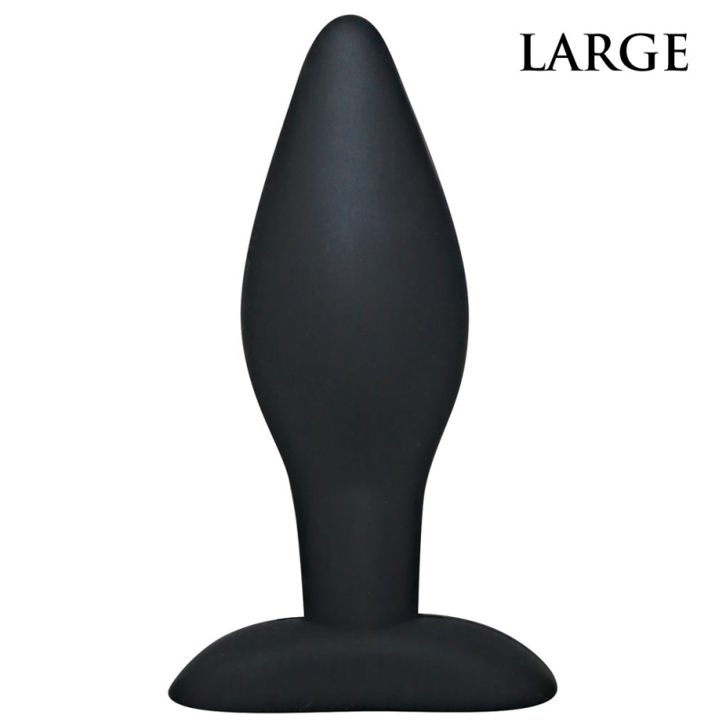 Black Velvets Silikone Anal Plug Large fra You2toys