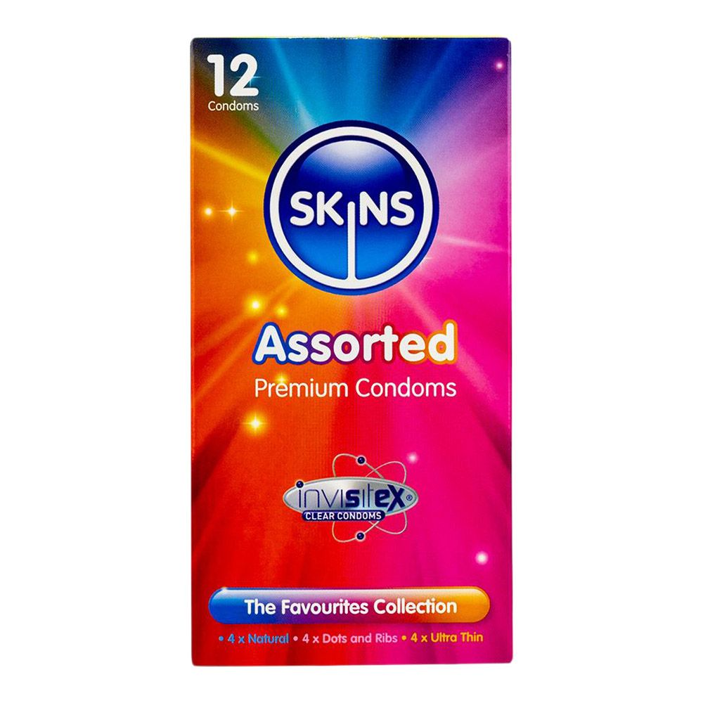 Skins Forskellige Kondomer 12 Stk. fra 210th