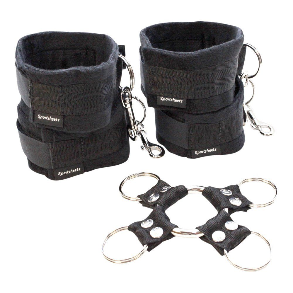 5 Dele Hog Tie Bondage Sæt fra Sportsheets