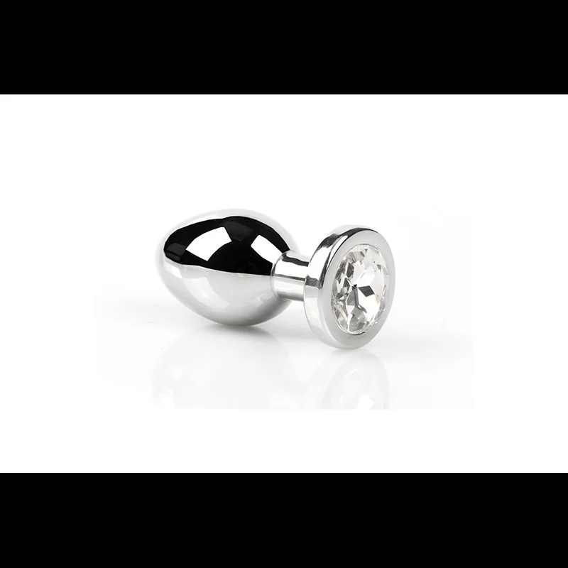 Stål Buttplug Med Juvel Small fra Made By Lei