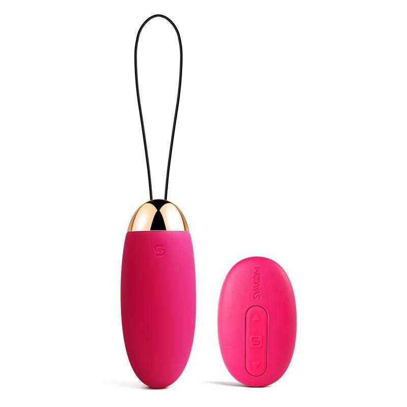 Elva Fjernbetjent Vibrator æg   Pink fra Svakom