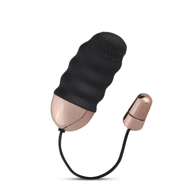Ribbed Vibrating Egg Med Remote Kontrol fra Teazers