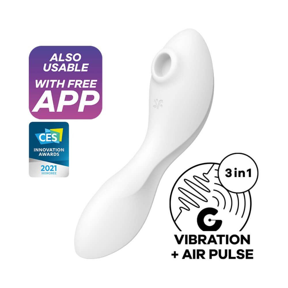 Satisfyer Curvy Trinity 5+ 3 I 1 Lufttryksvibrator fra 210th