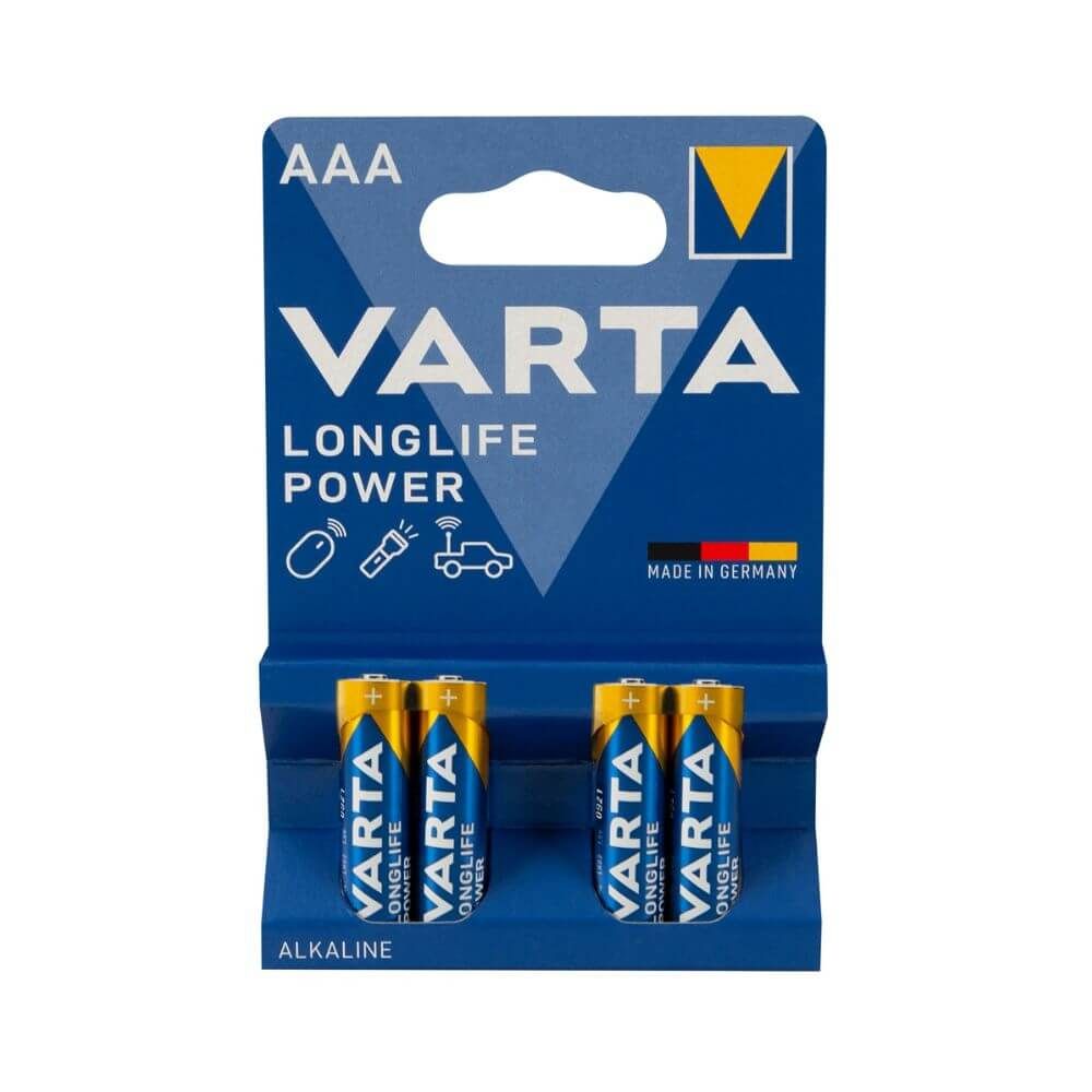 Aaa Batterier 4 Stk. fra Varta