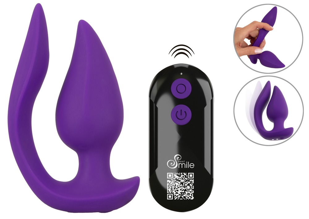 Trussevibrator Med Fjernbetjening fra Sweet Smile