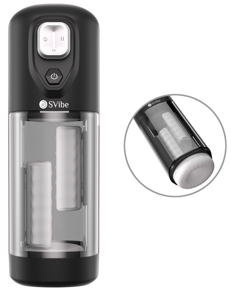 Masturbator âjet Ikonâ Med Varme, Vibration Og Stødmassage fra Snail Vibe