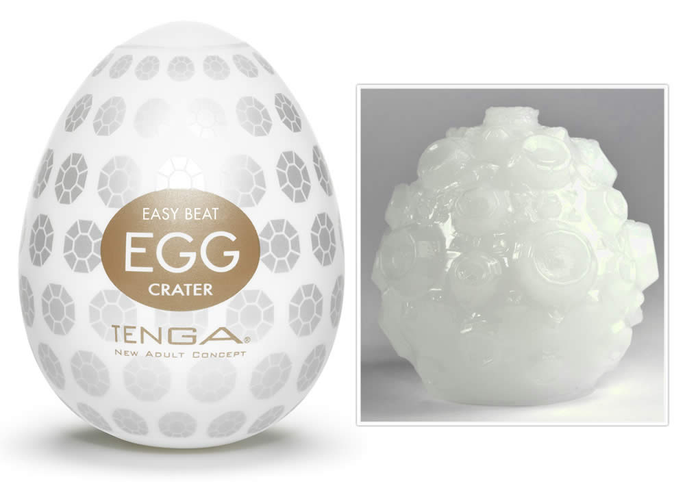 Tenga Egg Crater Onani Håndjob Til Mænd